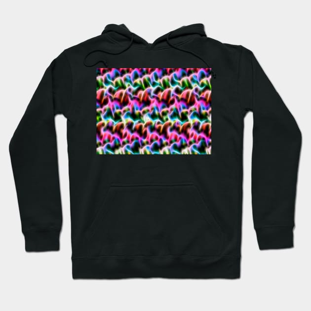 Flowers in abstract pastel colour Hoodie by jwwallace